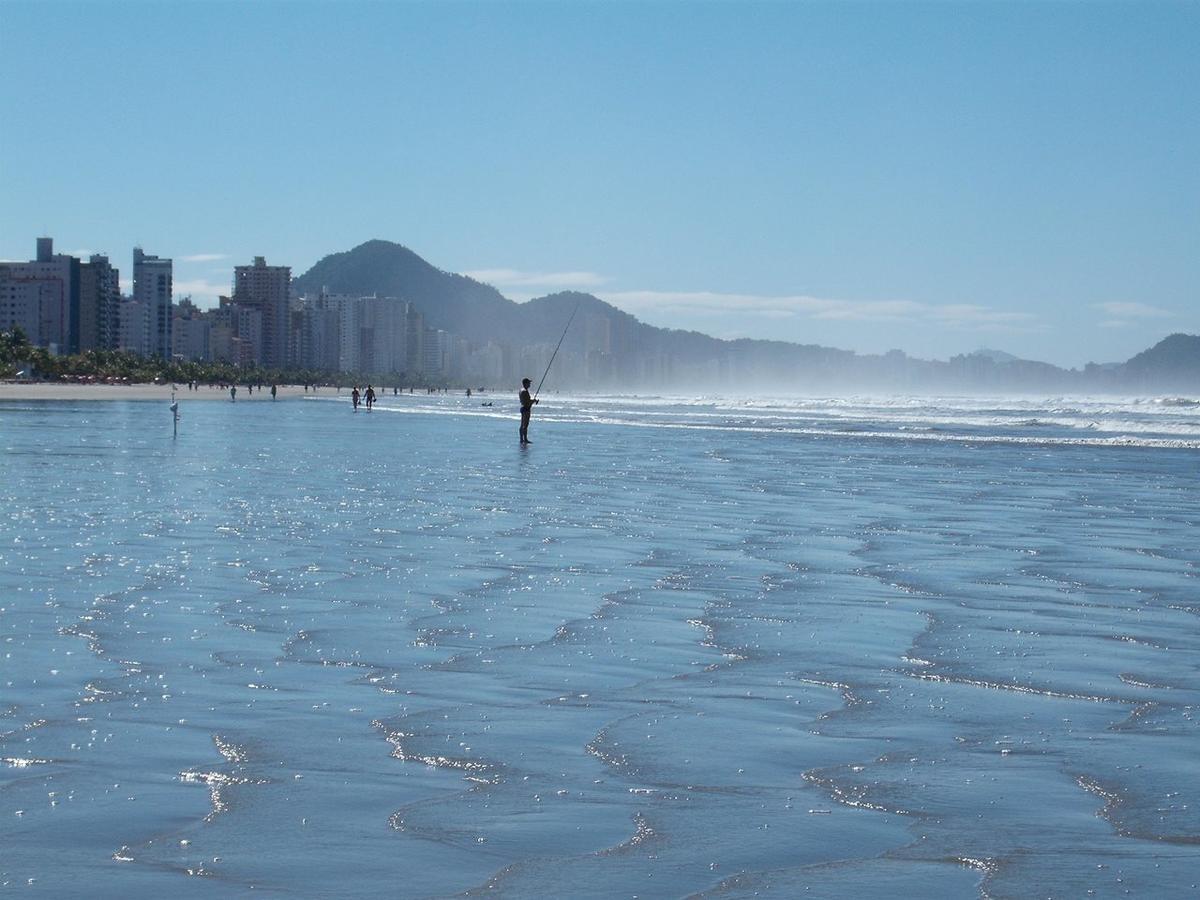Ape Temporada Praia Grande Sp Completo Com Piscina, Churrasqueira, Estacionamento Екстер'єр фото